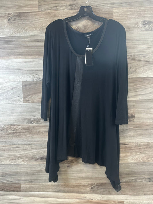 Top Long Sleeve By Premise Studio In Black, Size: Xl