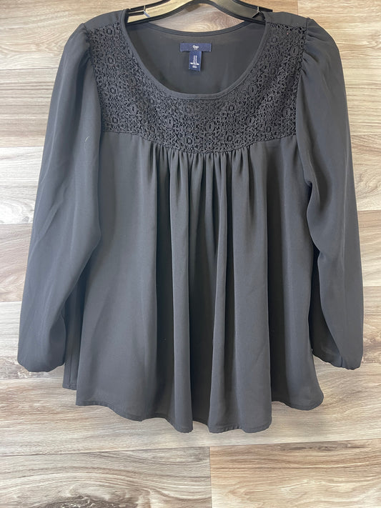 Top 3/4 Sleeve Basic By Gap In Black, Size: S