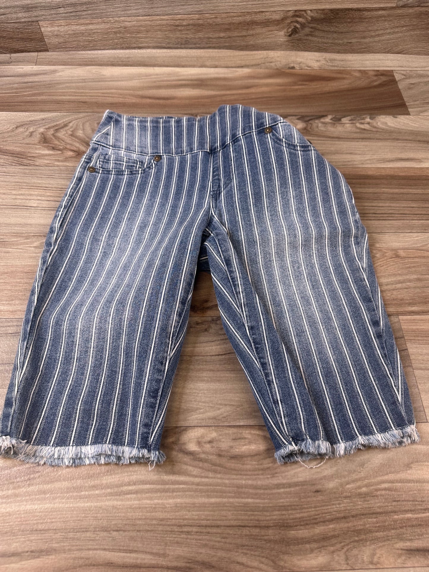 Shorts By Diane Gilman In Striped Pattern, Size: 2