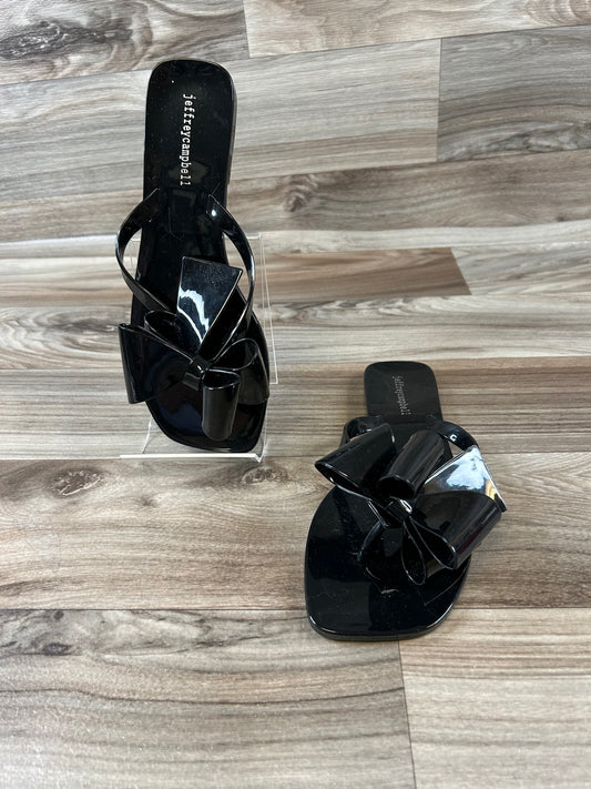 Sandals Designer By Jeffery Campbell In Black, Size: 9