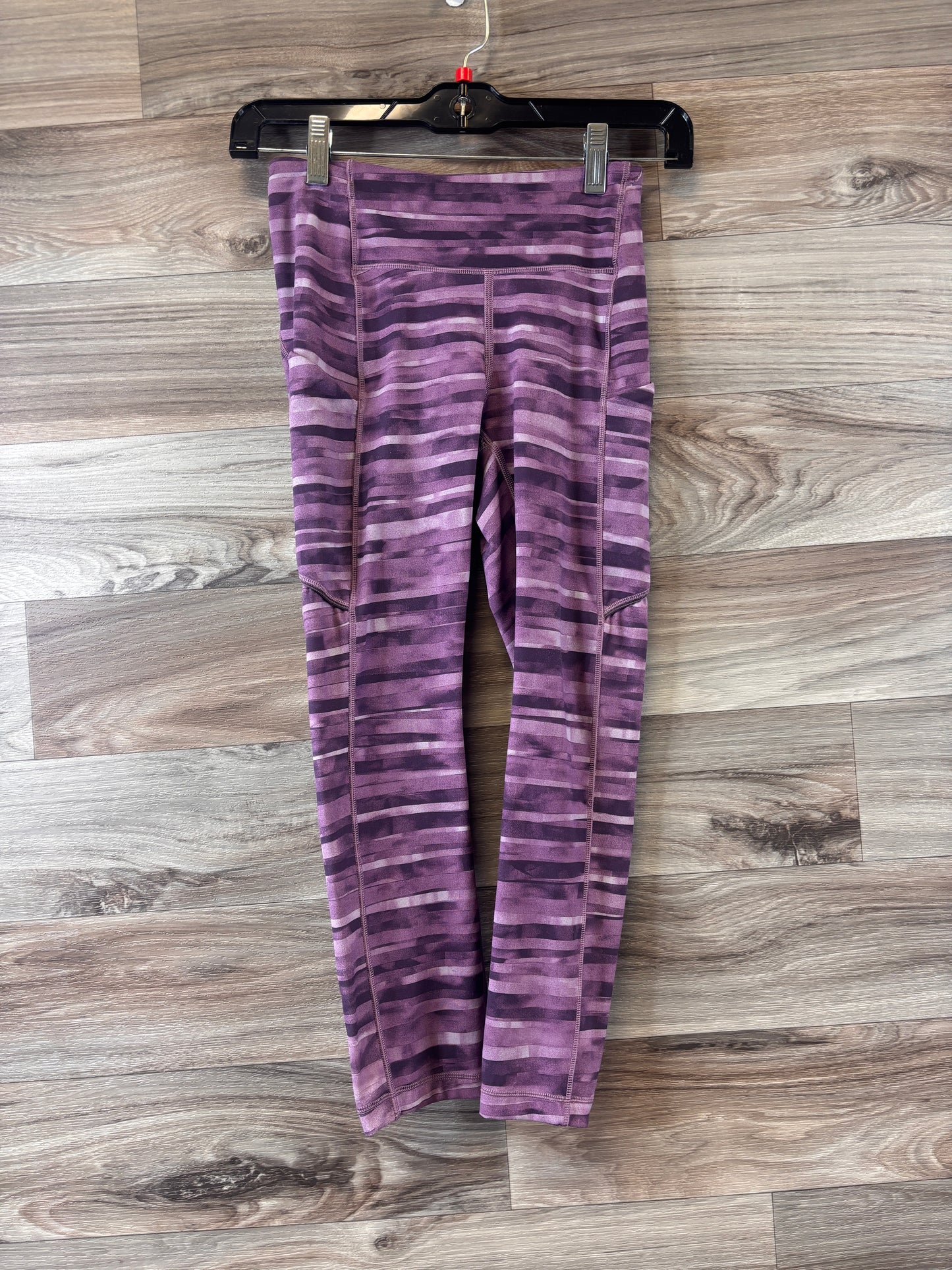 Athletic Leggings Capris By Lululemon In Purple, Size: Xs