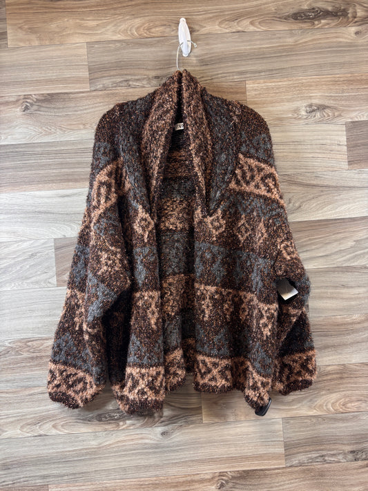 Sweater Cardigan By Zara In Brown, Size: Xs