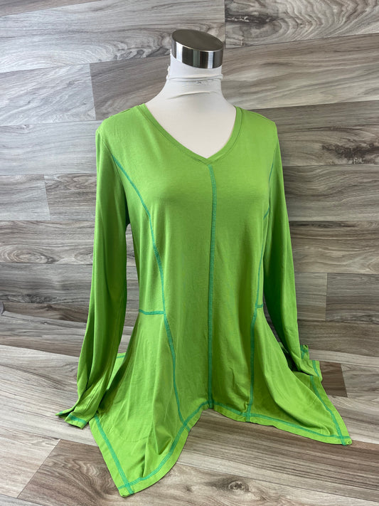 Top Long Sleeve By Lou And Grey In Green, Size: S