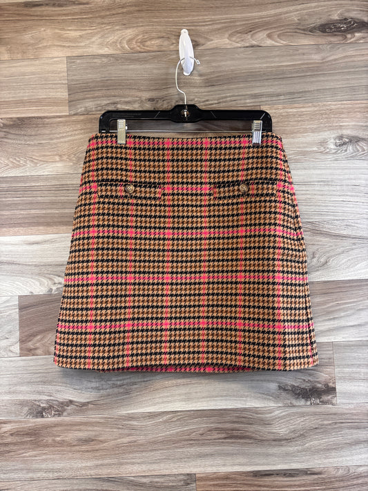 Skirt Mini & Short By Loft In Brown & Pink, Size: 6