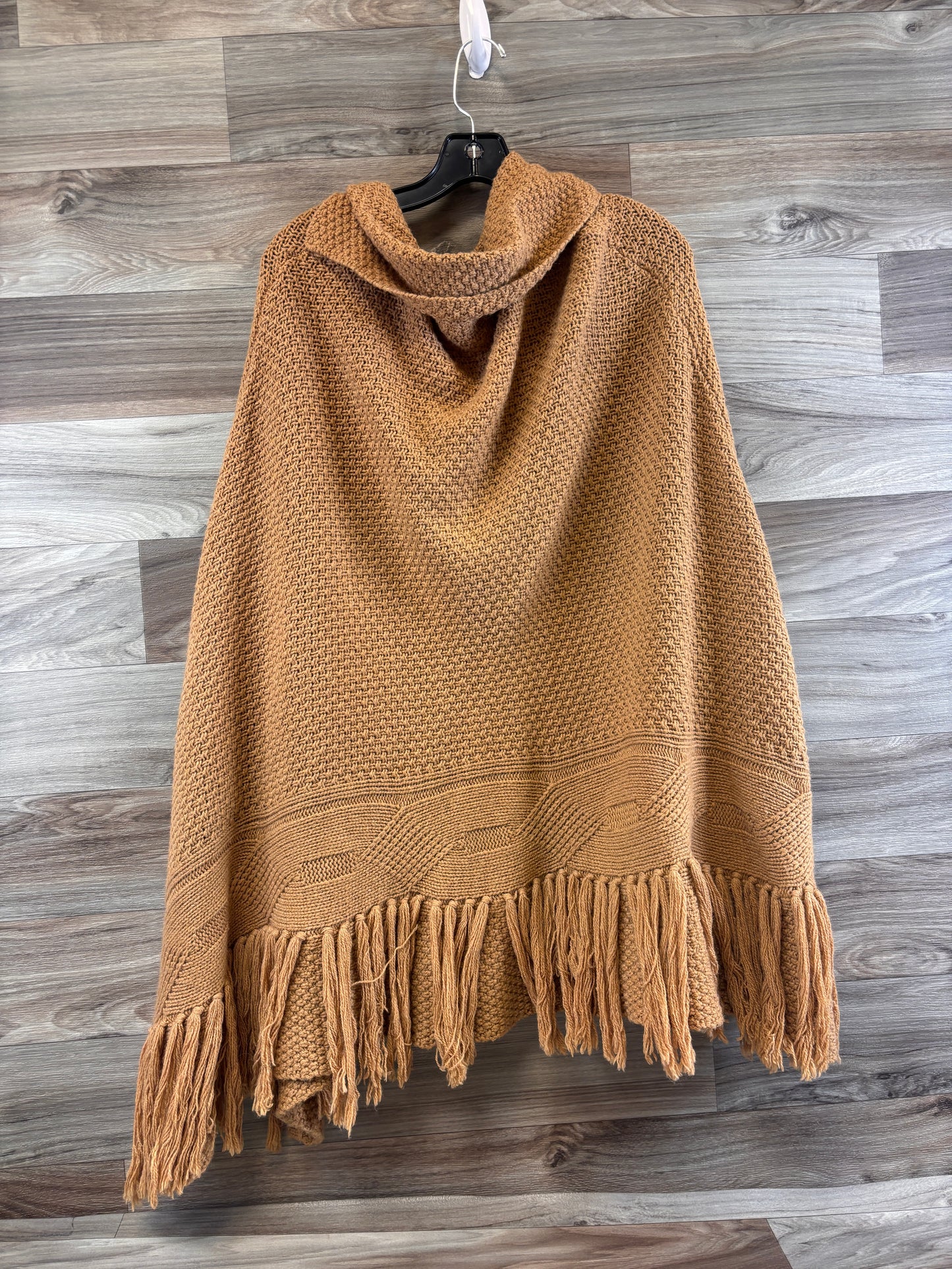 Poncho By Coldwater Creek In Tan, Size: Onesize