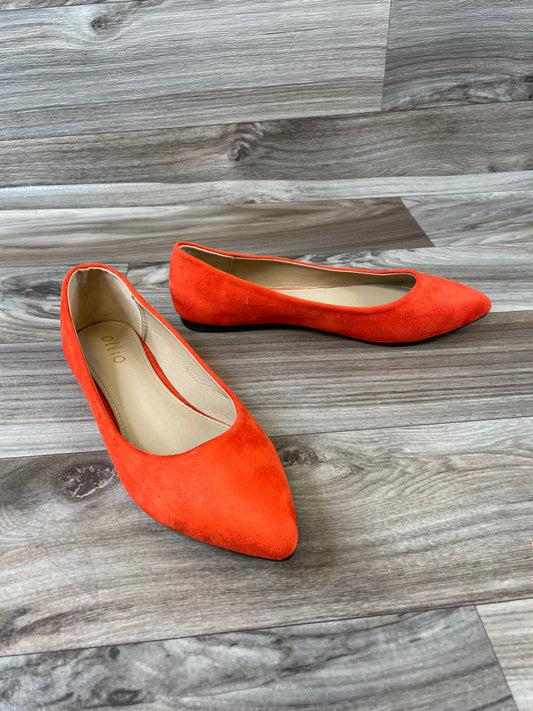 Shoes Flats By Cme In Orange, Size: 7.5