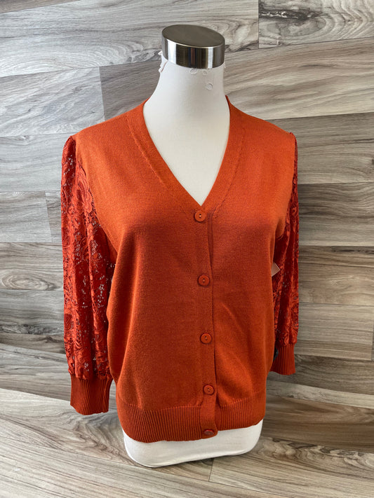 Top Long Sleeve By Grace Karin In Orange, Size: L