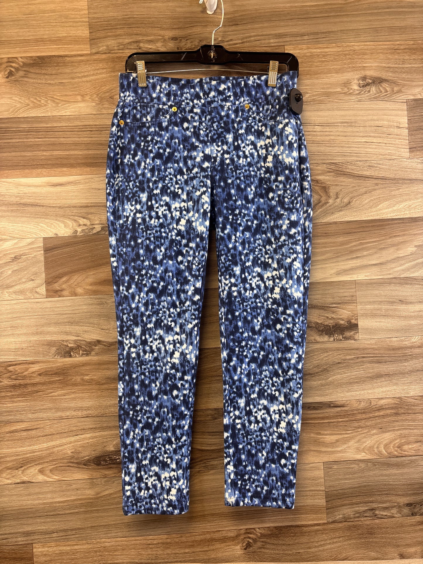 Pants Leggings By Michael By Michael Kors In Blue, Size: S