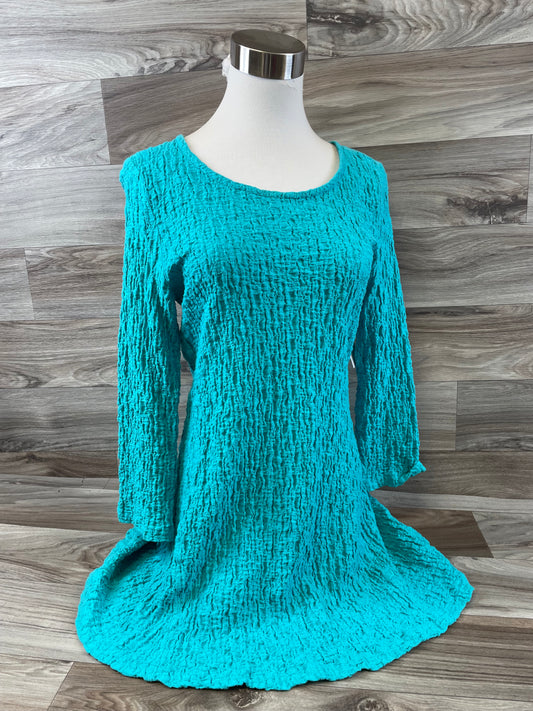 Top Long Sleeve By Habitat In Teal, Size: S