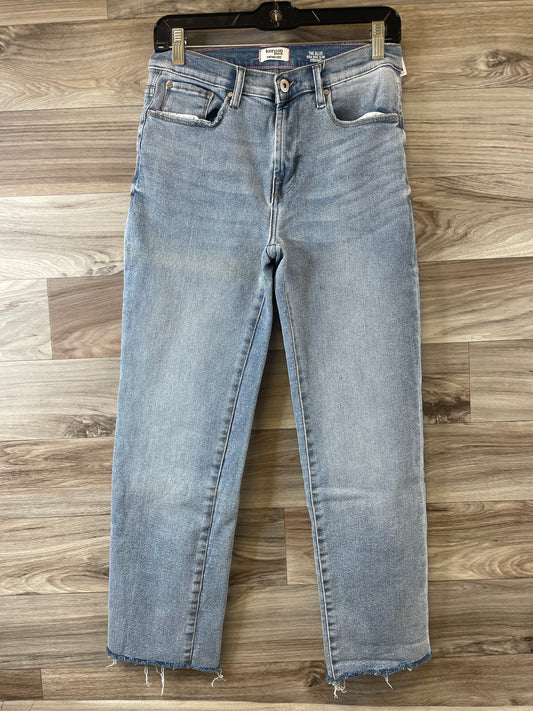 JEANS STRAIGHT KENSIE in BLUE DENIM, Size: 6