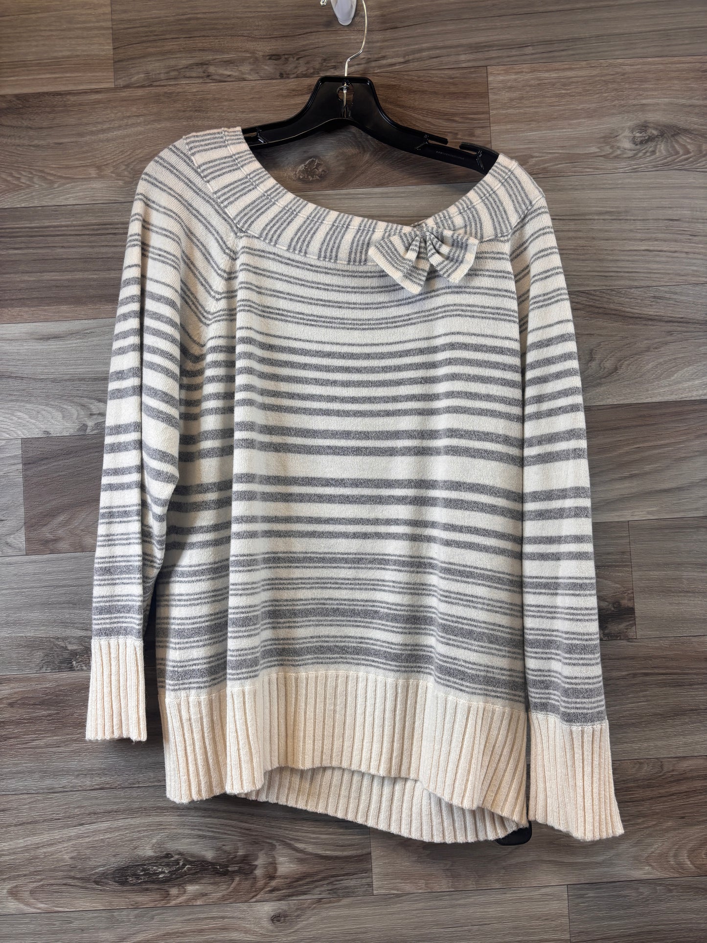 Top Long Sleeve By Clothes Mentor In Striped Pattern, Size: 2x