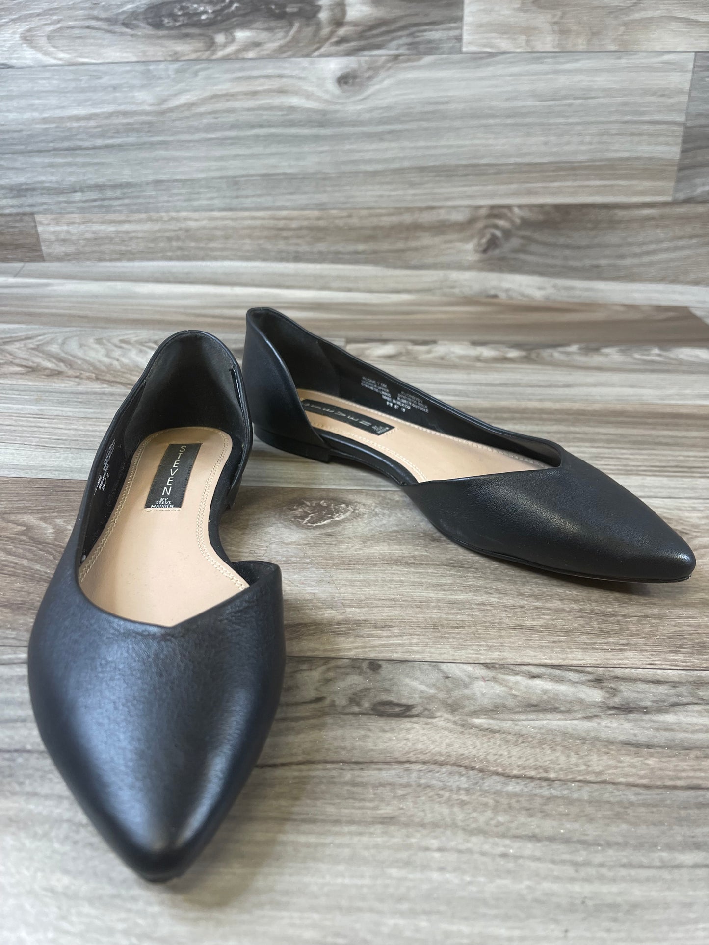 Shoes Flats By Clothes Mentor In Black, Size: 7.5