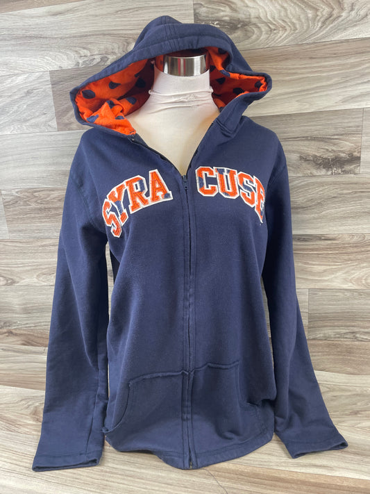 Athletic Sweatshirt Hoodie By Clothes Mentor In Blue & Orange, Size: Xl