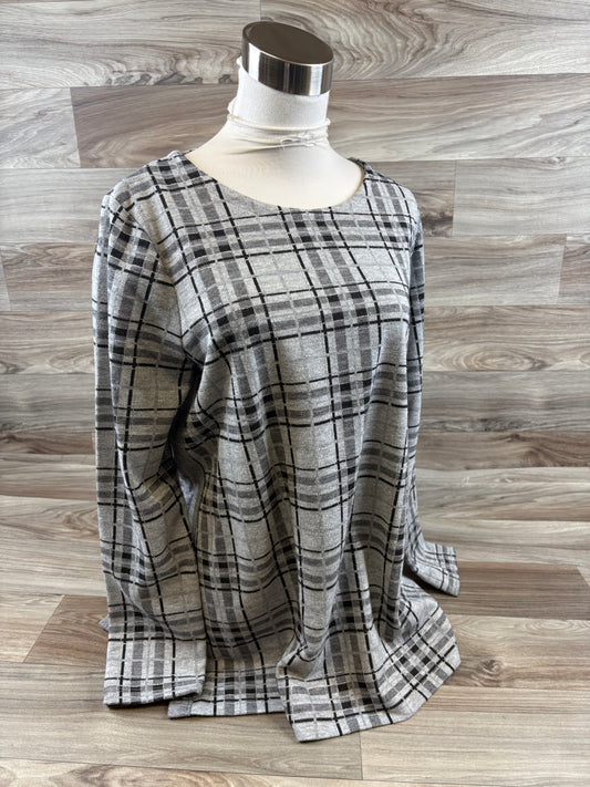 Top Long Sleeve By J. Jill In Grey, Size: M