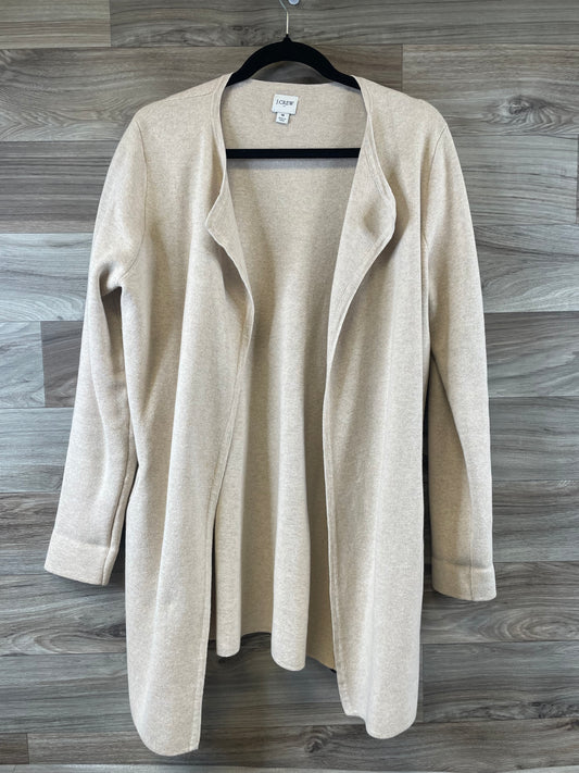 Sweater Cardigan By J. Crew In Beige, Size: M