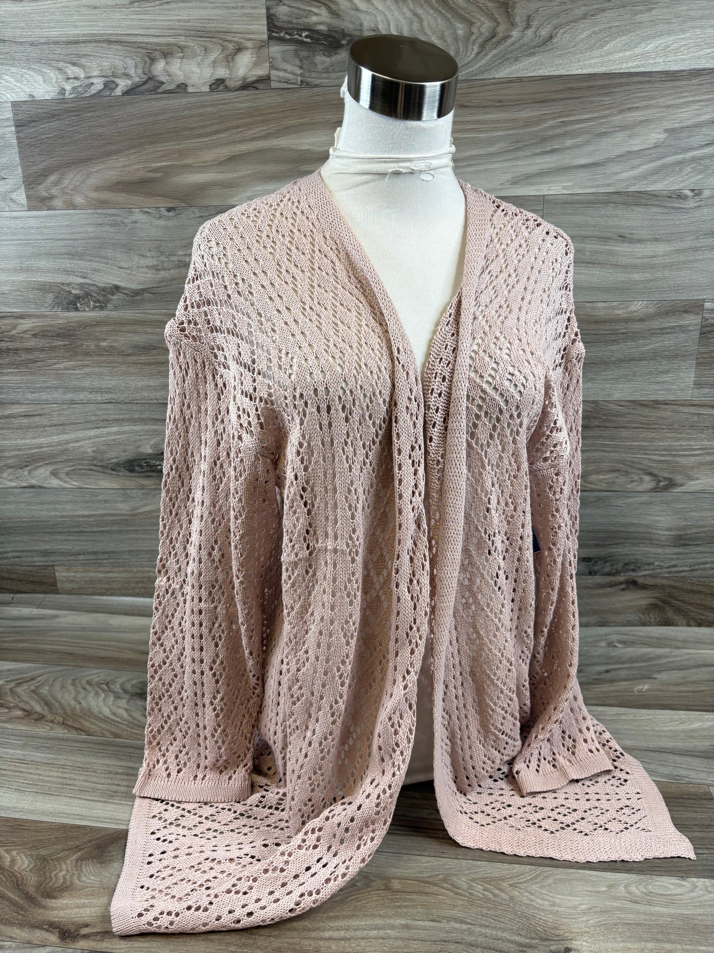 Cardigan By Cme In Mauve, Size: L