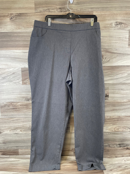 Pants Other By Alfred Dunner In Grey, Size: 22