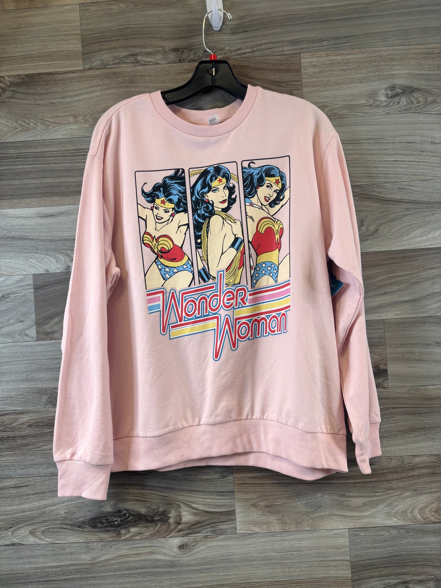 Top Long Sleeve By H&m In Pink, Size: L