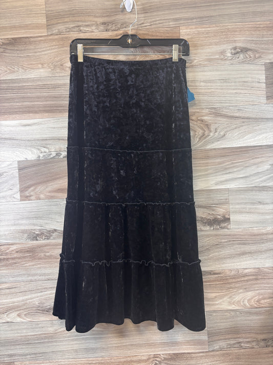 Skirt Maxi By Susan Lawrence In Black, Size: 8p