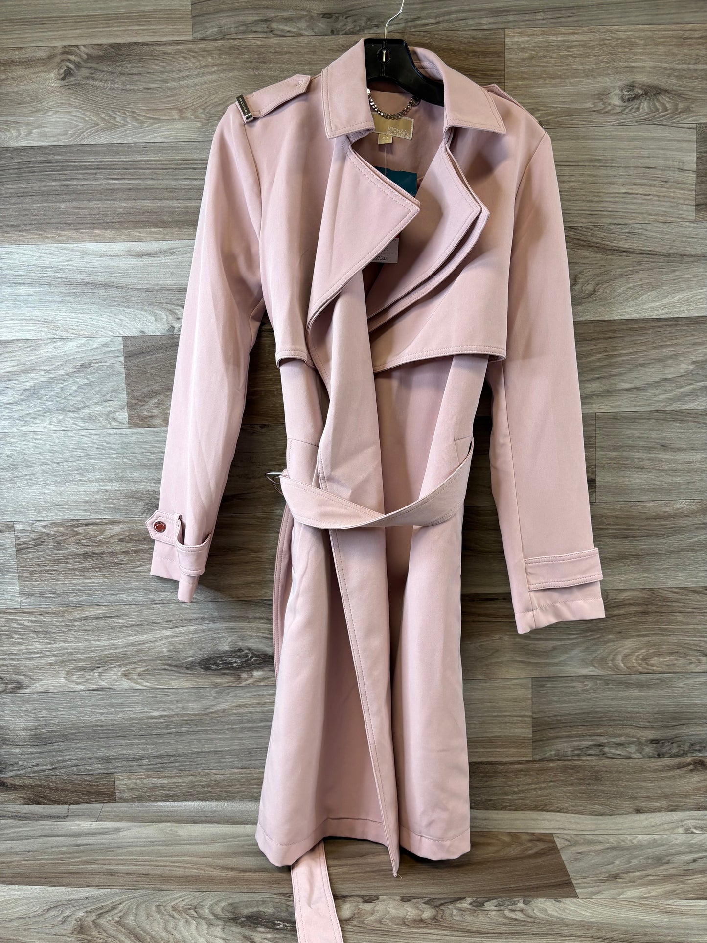 Coat Trench Coat By Michael By Michael Kors In Pink, Size: Xs