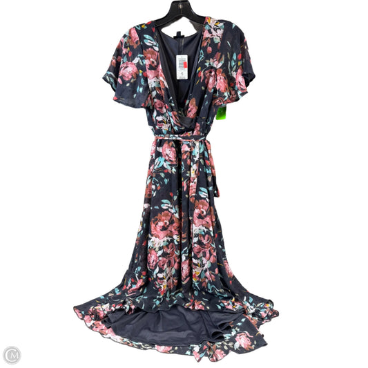 Dress Casual Maxi By Torrid In Grey & Orange, Size: M