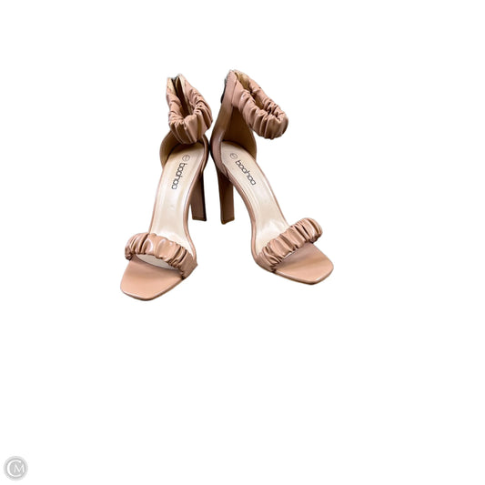 Sandals Heels Stiletto By Cmf In Tan, Size: 6