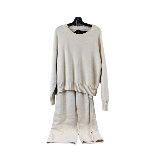 Lounge Set Pants By Clothes Mentor In Beige, Size: S