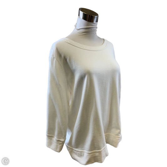Top 3/4 Sleeve Basic By Zenergy By Chicos In White, Size: L