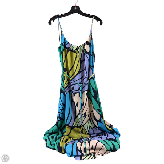 Dress Casual Maxi By Sam Edelman In Purple & Yellow, Size: L