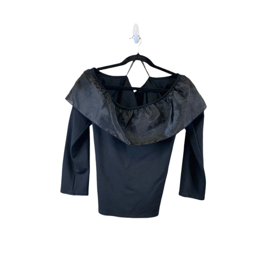 Top 3/4 Sleeve By J. Crew In Black, Size: M
