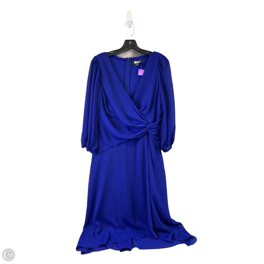 Dress Party Midi By Dkny In Purple, Size: M