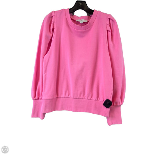 Sweatshirt Crewneck By Loft In Pink, Size: M