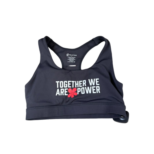 Athletic Bra By Clothes Mentor In Black & White, Size: S