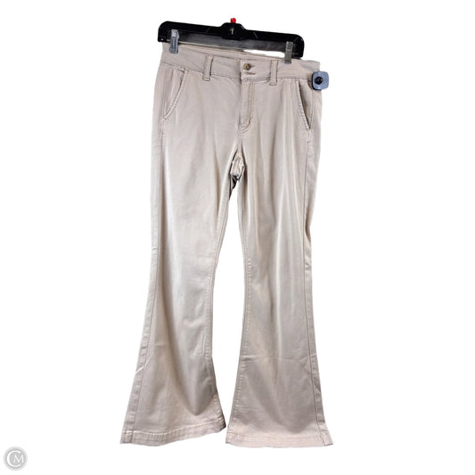 Jeans Flared By American Eagle In Beige, Size: 8