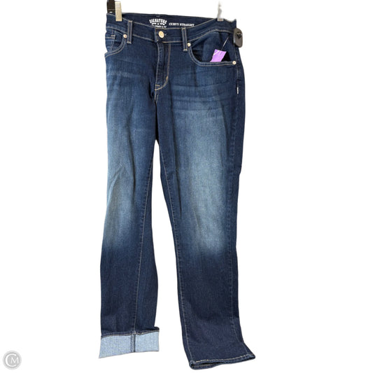 Jeans Straight By Levis In Blue Denim, Size: 16l