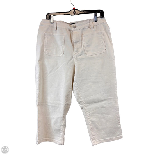 Capris By D Jeans In Cream, Size: 14