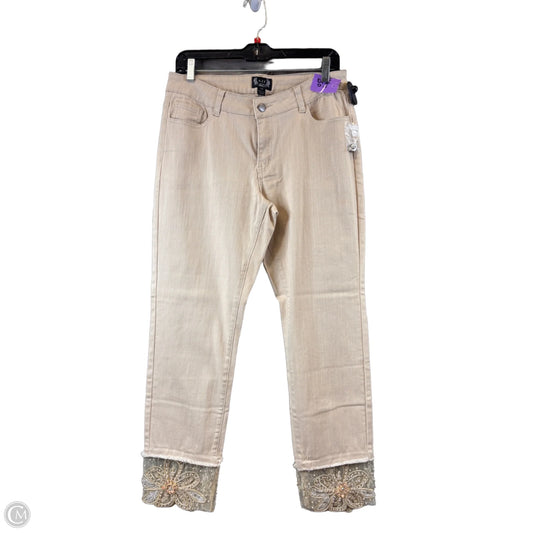Jeans Straight By Clothes Mentor In Beige, Size: 10