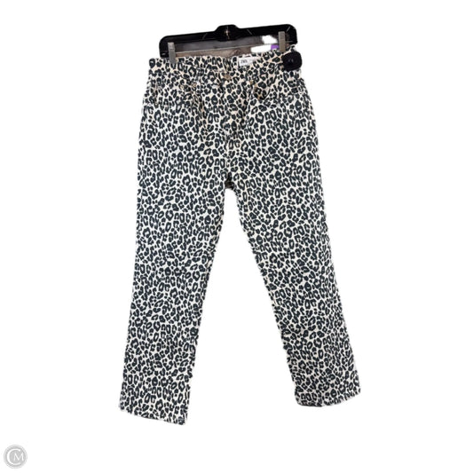 Jeans Straight By Zara In Animal Print, Size: 8