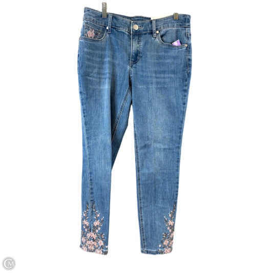 Jeans Straight By Christopher And Banks In Blue Denim, Size: 4