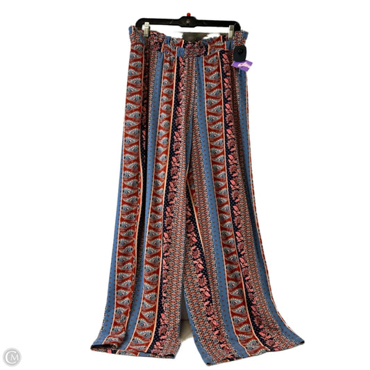 Pants Wide Leg By Pink Republic In Blue & Orange, Size: 14