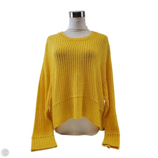 Top Long Sleeve By Lumiere In Yellow, Size: S