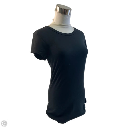 Top Short Sleeve Basic By Cynthia Rowley In Black, Size: M
