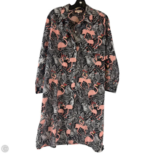 Dress Casual Short By Saccharine In Black & Orange, Size: S