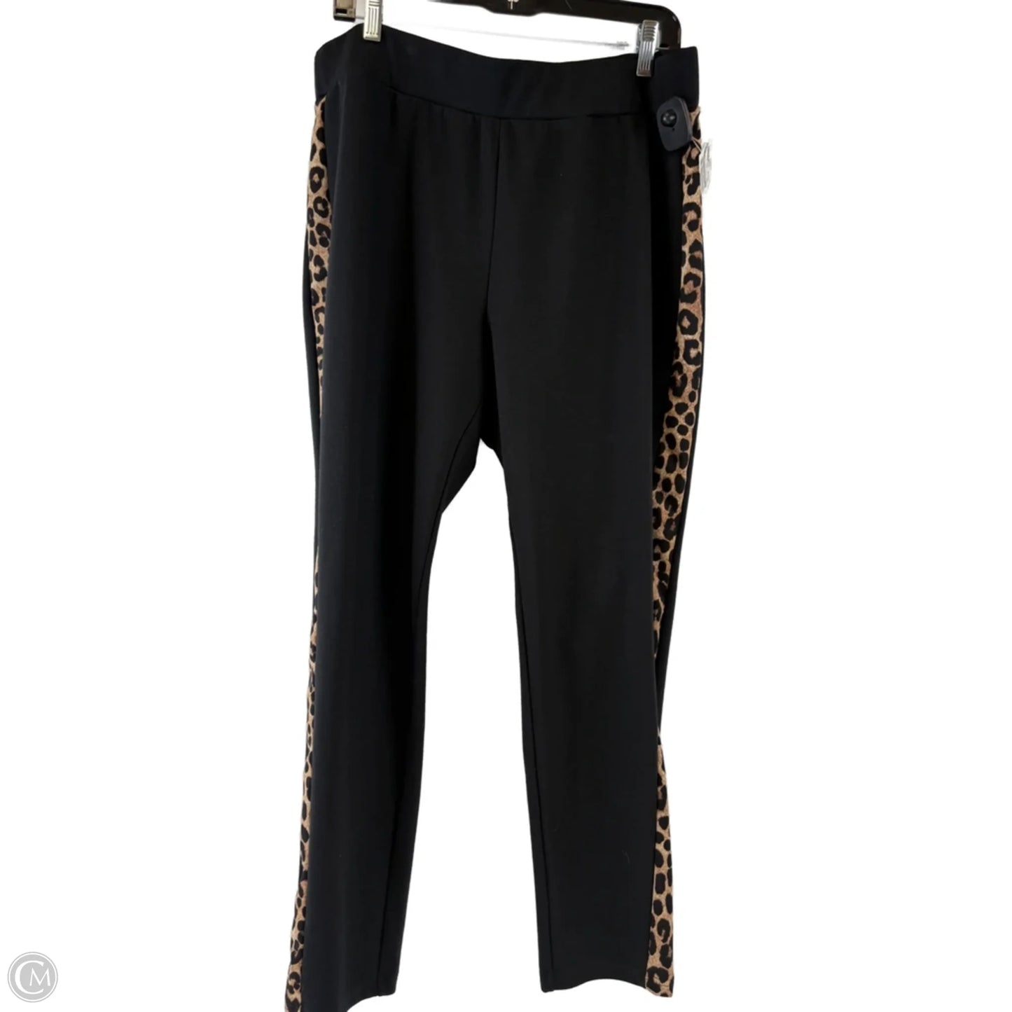 Pants Leggings By Michael By Michael Kors In Black & Tan, Size: 2x