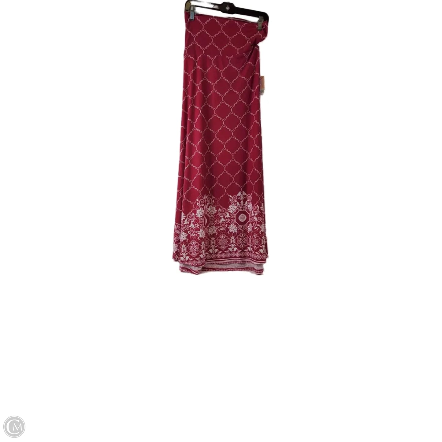 Skirt Maxi By Lularoe In Pink & White, Size: 6