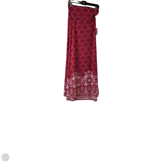 Skirt Maxi By Lularoe In Pink & White, Size: 6