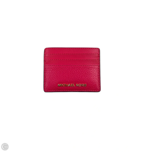 Id/card Holder By Michael By Michael Kors, Size: Small