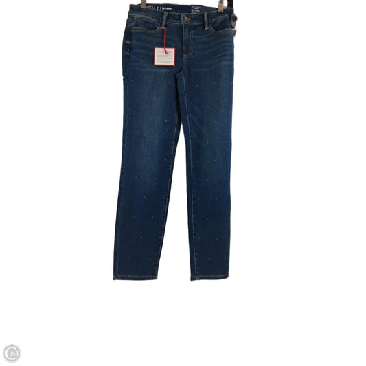 Jeans Straight By Talbots In Blue Denim, Size: 2