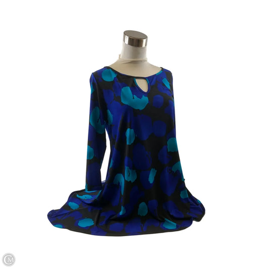 Top 3/4 Sleeve By Clara Sun Woo In Black & Purple, Size: Xs