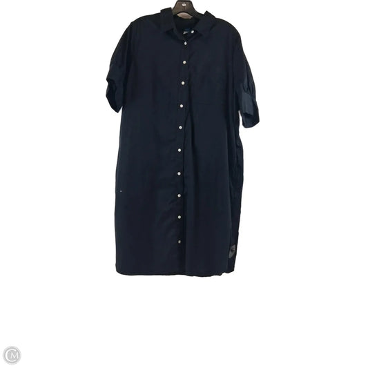Dress Casual Midi By Old Navy In Black, Size: L
